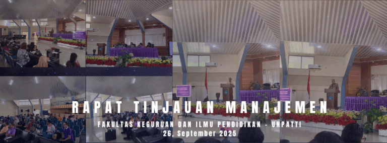 Rapat Tinjauan Manajemen (RTM) FKIP Universitas Pattimura
