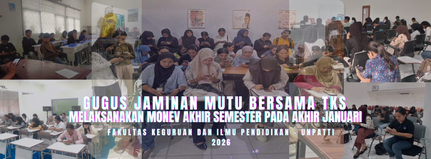 GJM FKIP Unpatti Bersama TKS Melaksanakan Monev Akhir Semester pada Akhir Januari